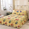 100% cotton Bed Skirt Bedspread Case Style